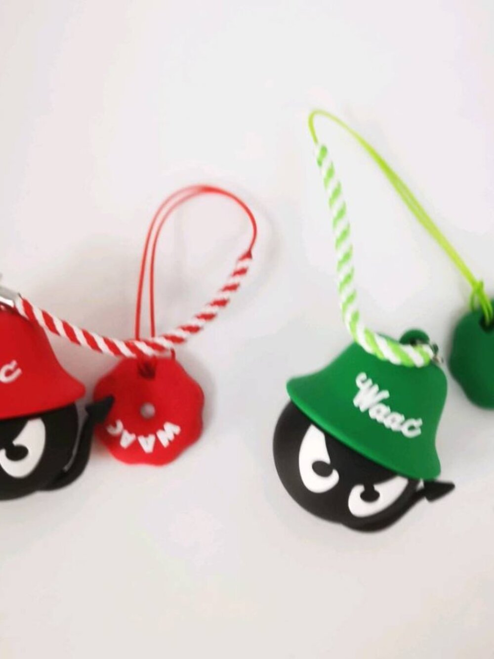 WAAC Cartoon Little Devil Anti-Lost Premium Golf Tees Anti Lost Lanyard Spike